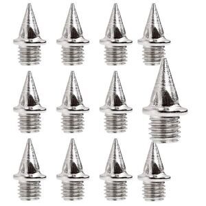 Precision Pyramid Athletic Shoe Spikes Set (Pack of 12) / Silver